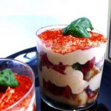 Tiramisu aux tomates séchées